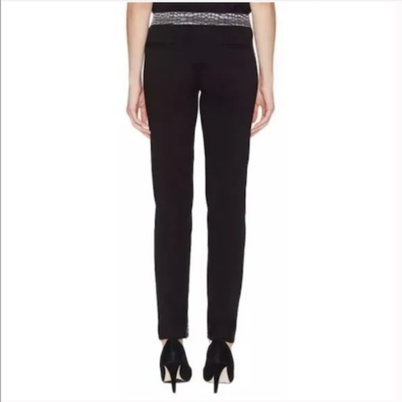 Diane von Furstenberg DVF Alexis Jacquard Alligator Pants Nightfall Size 2 - Picture 2 of 16